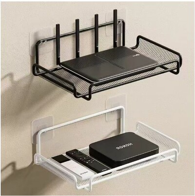 Wall Mounted Wi-fi Router Storage Rack